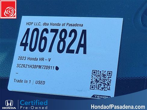 Certified 2023 Honda HR-V LX image 31