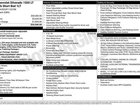 Used 2023 Chevrolet Silverado 1500 LT RWD image 10