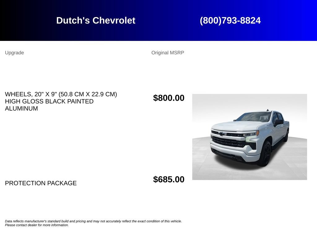 Used 2022 Chevrolet Silverado 1500 RST w/ Protection Package AWD/4WD image 6
