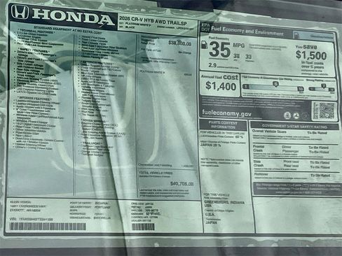 New 2026 Honda CR-V TrailSport image 34