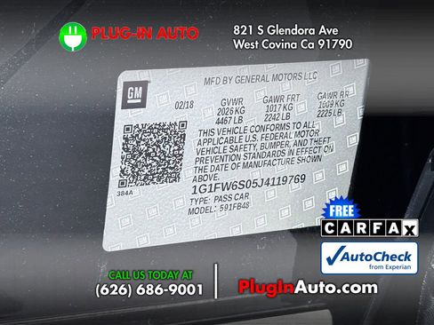 Used 2018 Chevrolet Bolt LT FWD image 8