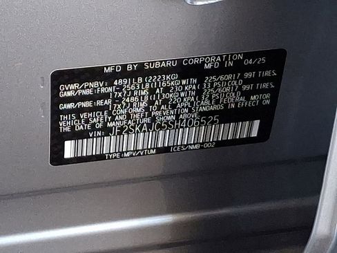 New 2025 Subaru Forester Wilderness w/ Convenience Package AWD/4WD image 14