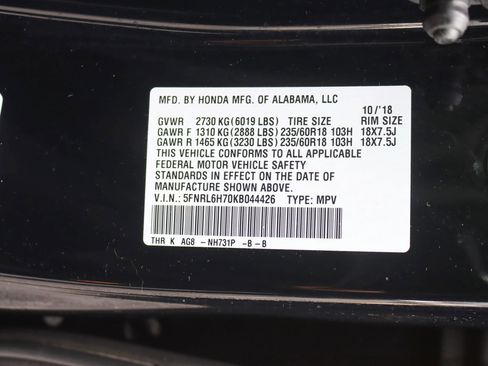 Used 2019 Honda Odyssey EX-L image 35