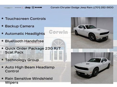Used 2016 Dodge Challenger R/T Scat Pack w/ Technology Group RWD image 8