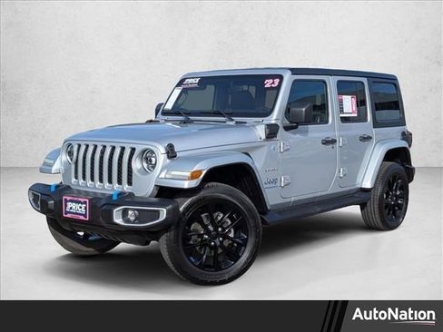 Used 2023 Jeep Wrangler Unlimited Sahara w/ Cold Weather Group AWD/4WD image 1