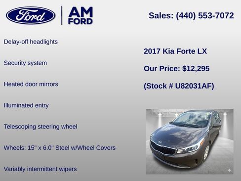 Used 2017 Kia Forte LX FWD image 12