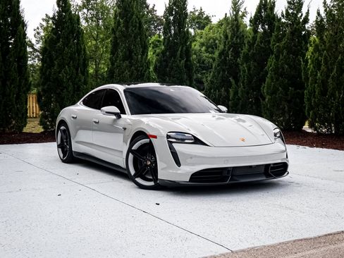 Used 2021 Porsche Taycan Turbo S AWD/4WD image 2