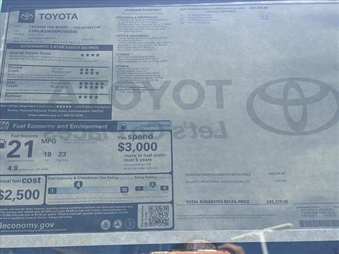 New 2025 Toyota Tacoma TRD Sport image 24