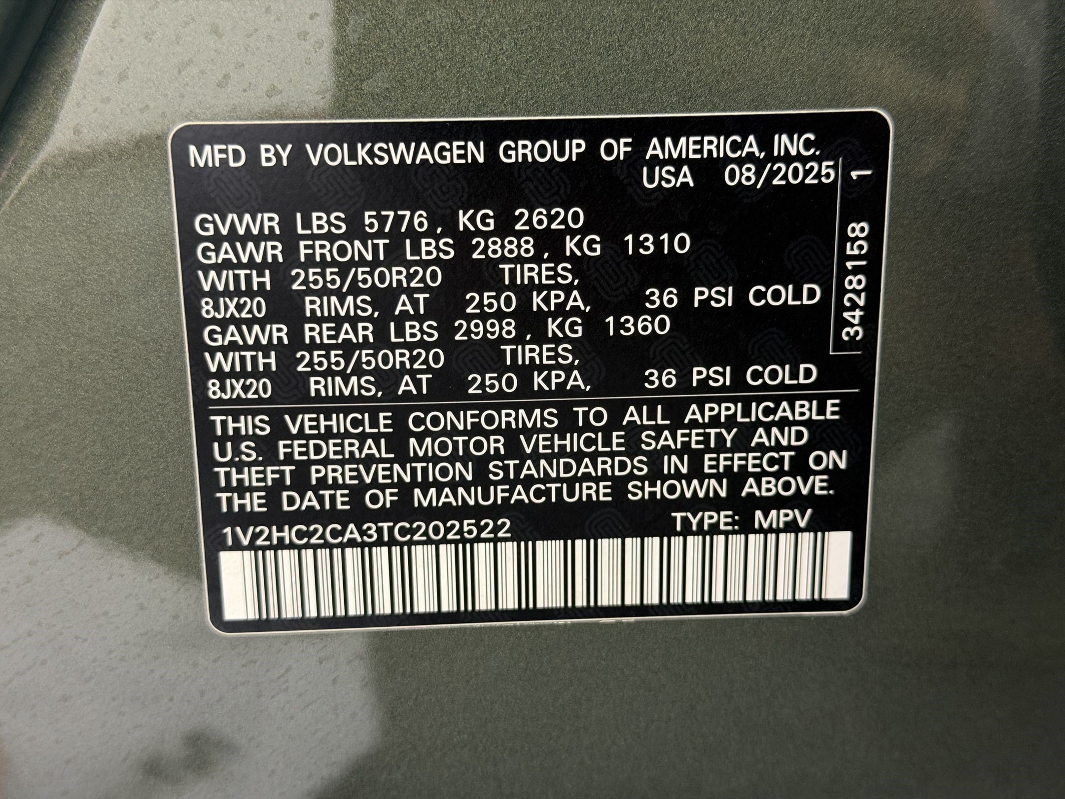 Used 2026 Volkswagen Atlas Cross Sport SE AWD/4WD image 24