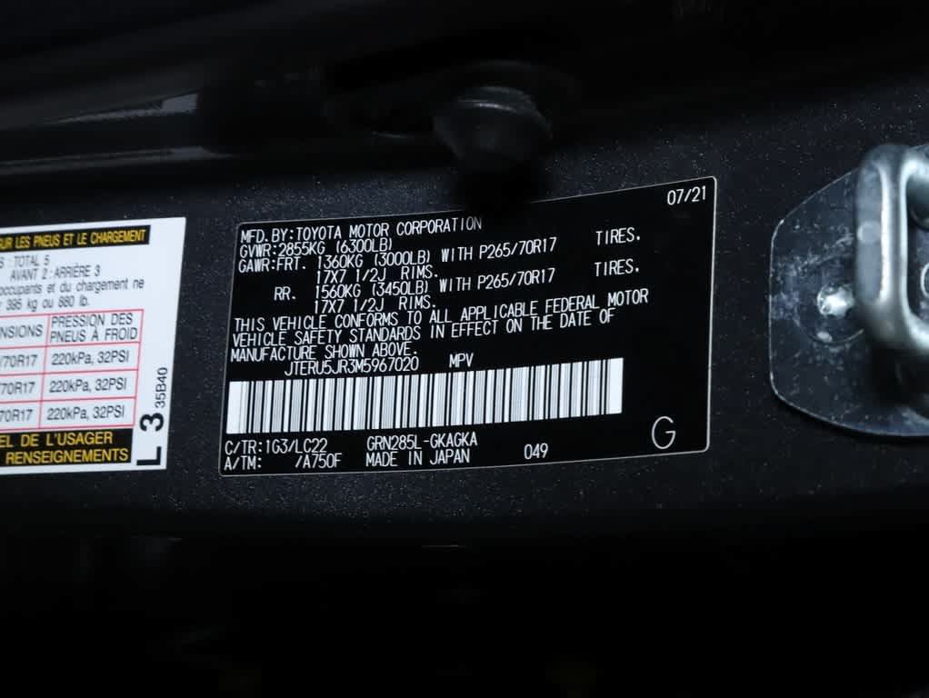Used 2021 Toyota 4Runner TRD Off-Road Premium w/ Moonroof Package AWD/4WD image 20
