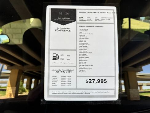 Used 2021 GMC Canyon Elevation w/ Trailering Package AWD/4WD image 23