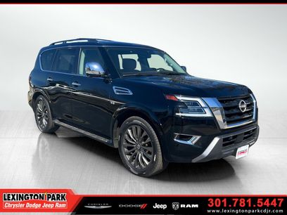 Used 2021 Nissan Armada Platinum w/ Captain's Chairs Package