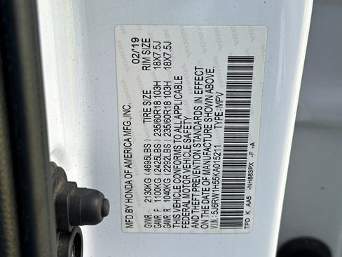 Used 2019 Honda CR-V EX image 27