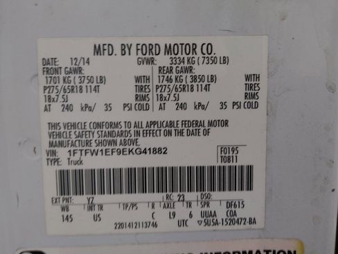 Used 2014 Ford F150 STX w/ Equipment Group 201A Mid AWD/4WD image 33