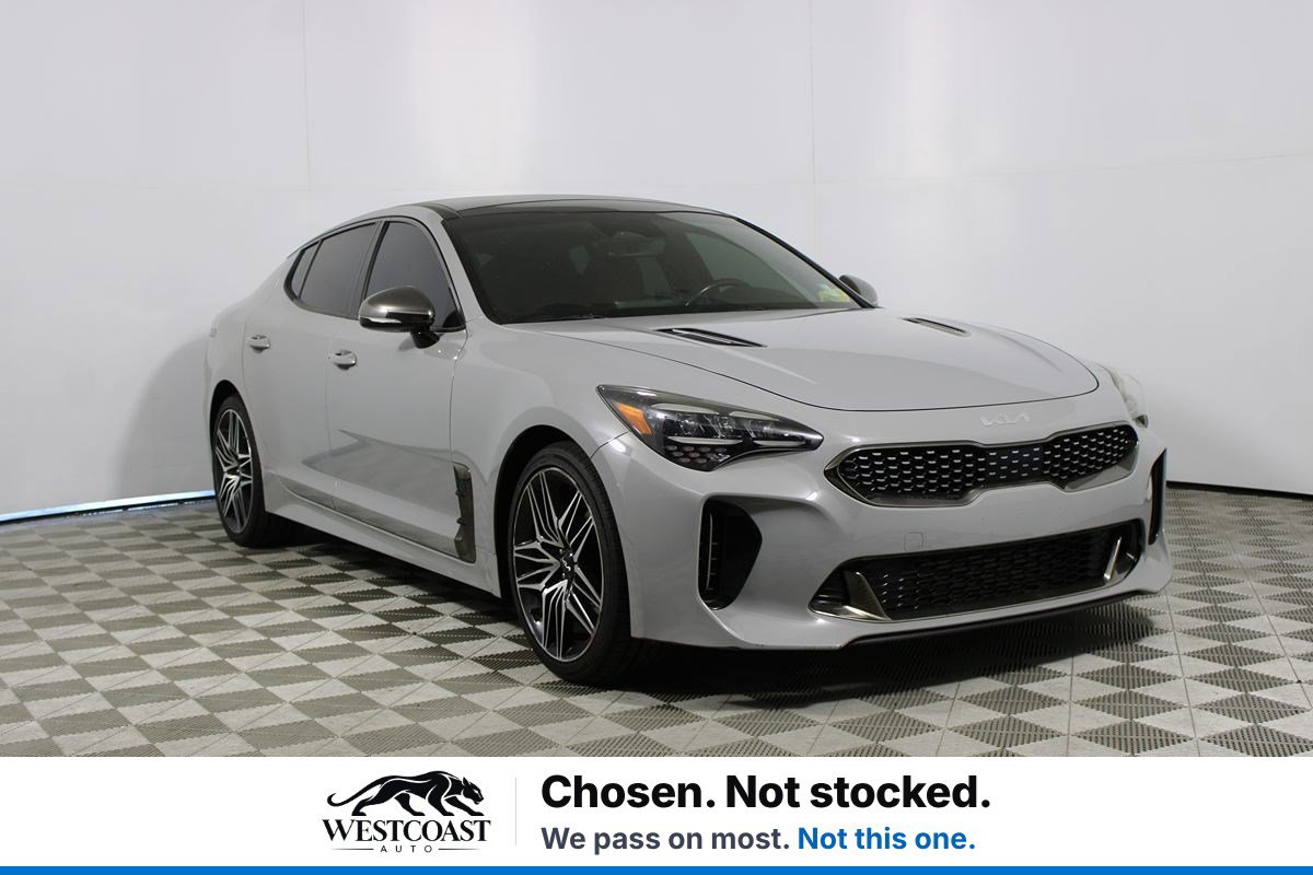 Used 2022 Kia Stinger GT1 w/ Red Interior Color Package RWD image 1