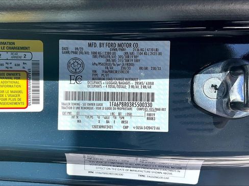 Used 2024 Ford Mustang Dark Horse w/ Dark Horse Handlin Package image 17