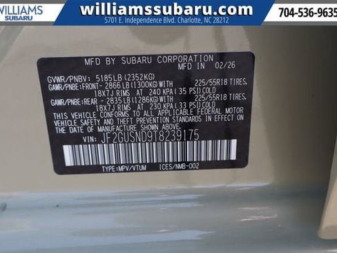 New 2026 Subaru Crosstrek 2.5i Limited AWD/4WD image 25