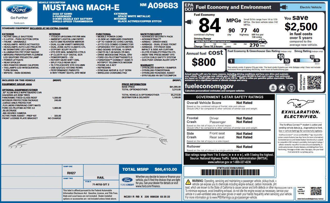 Used 2022 Ford Mustang Mach-E GT AWD/4WD image 4