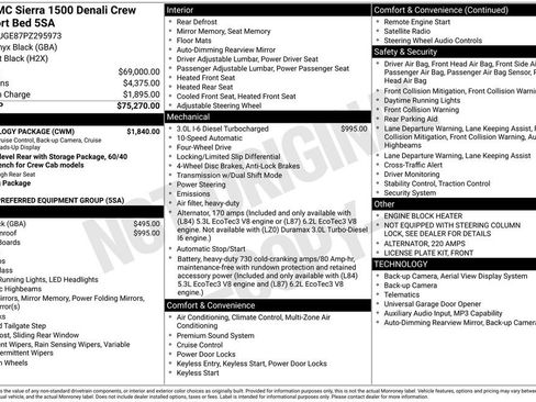 Used 2023 GMC Sierra 1500 Denali w/ Technology Package AWD/4WD image 9