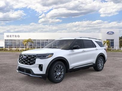 New 2026 Ford Explorer Platinum