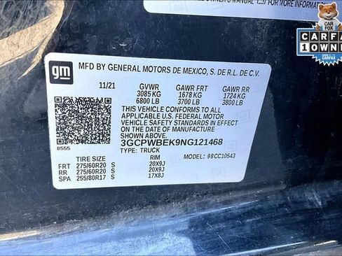Used 2022 Chevrolet Silverado 1500 Custom w/ LPO, Blackout Package RWD image 30