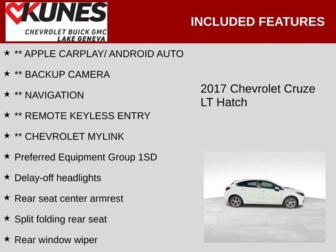 Used 2017 Chevrolet Cruze LT image 2