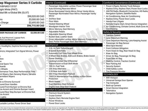 Used 2024 Jeep Wagoneer Series II AWD/4WD image 2