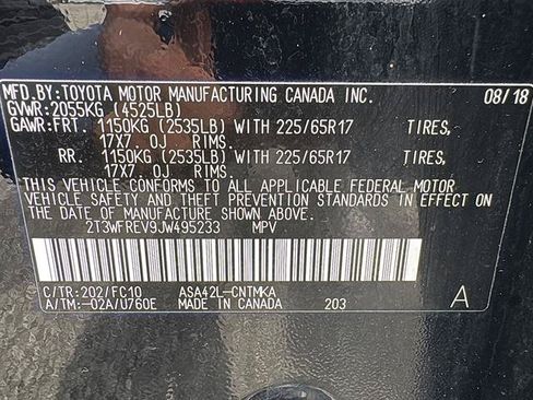 Used 2018 Toyota RAV4 XLE w/ Plus Extra Value Package FWD image 33