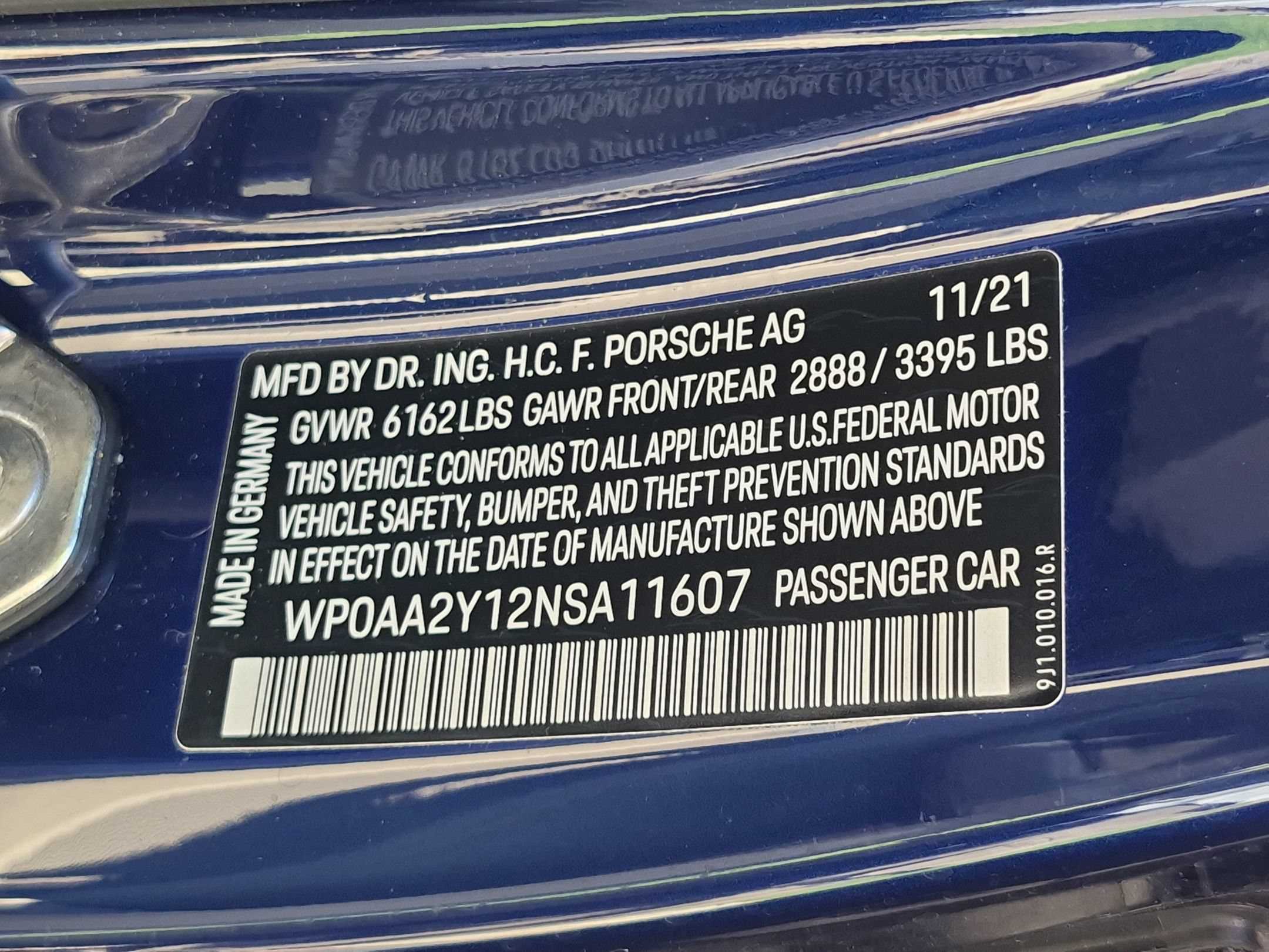 Certified 2022 Porsche Taycan RWD image 32
