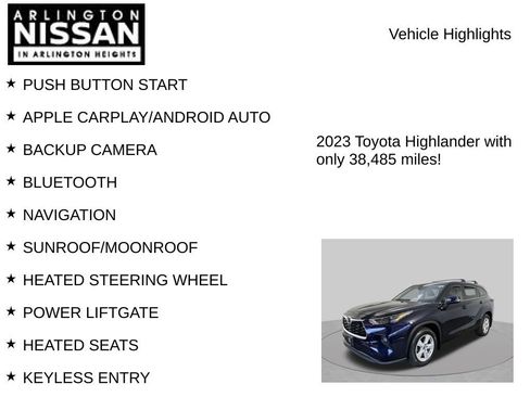 Used 2023 Toyota Highlander LE FWD image 7