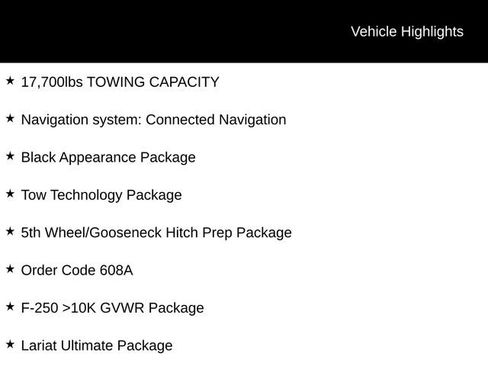 Used 2023 Ford F250 Lariat w/ Lariat Ultimate Package image 8