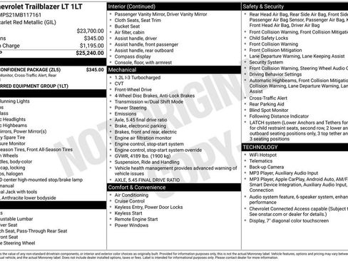 Used 2021 Chevrolet TrailBlazer LT w/ Driver Confidence Package FWD image 31