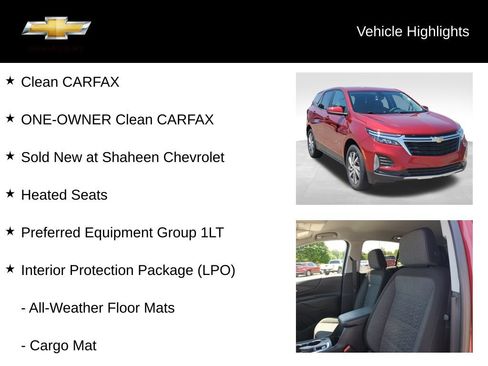 Used 2024 Chevrolet Equinox LT w/ LPO, Floor Liner Package AWD/4WD image 19