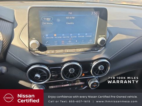 Certified 2022 Nissan Sentra SV w/ All-Weather Package FWD image 13
