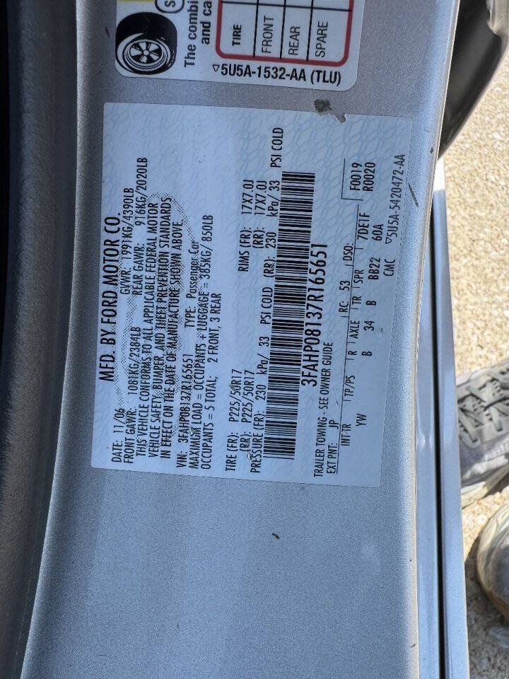 Used 2007 Ford Fusion SEL FWD image 11
