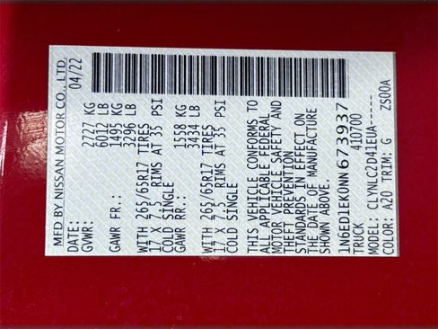 Used 2022 Nissan Frontier SV image 27