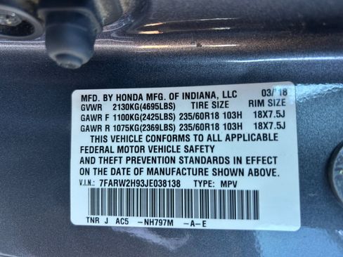 Used 2018 Honda CR-V Touring image 35