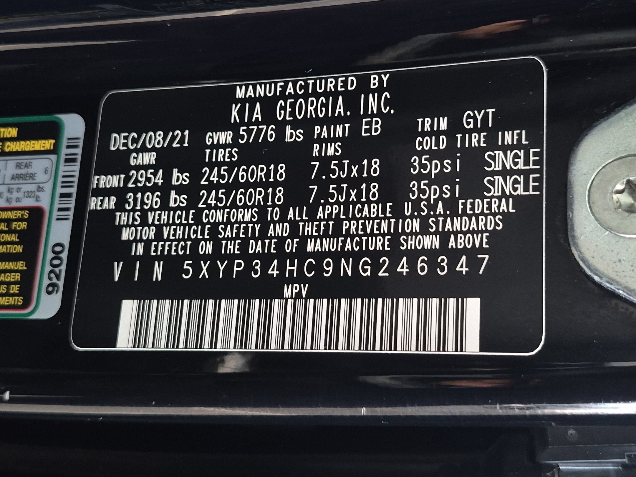 Used 2022 Kia Telluride EX w/ Towing Package FWD image 26
