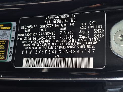 Used 2022 Kia Telluride EX w/ Towing Package FWD image 26
