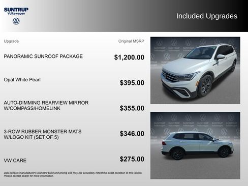 Used 2023 Volkswagen Tiguan SE w/ Panoramic Sunroof Package image 2