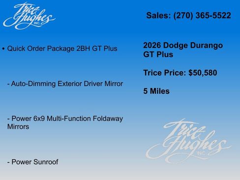 New 2026 Dodge Durango GT AWD/4WD image 5