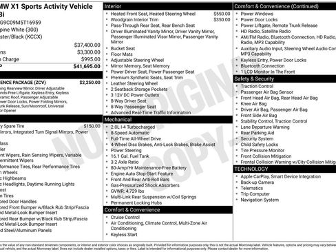 Used 2021 BMW X1 xDrive28i w/ Convenience Package image 42
