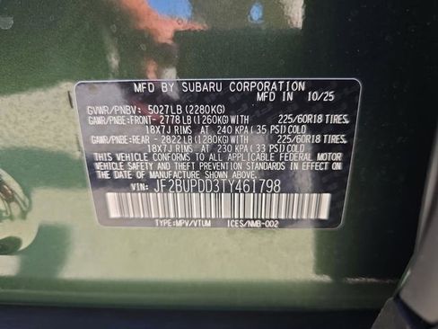 Certified 2026 Subaru Outback Limited AWD/4WD image 30
