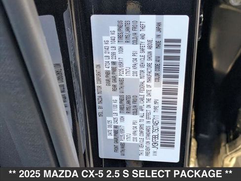 New 2025 MAZDA CX-5 AWD 2.5 S w/ Select Package image 15