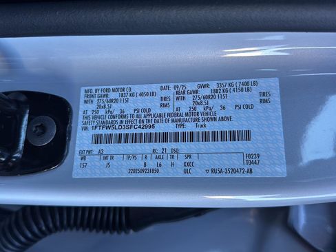 New 2025 Ford F150 Lariat w/ Equipment Group 502A High image 46