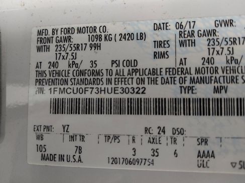 Used 2017 Ford Escape S image 33