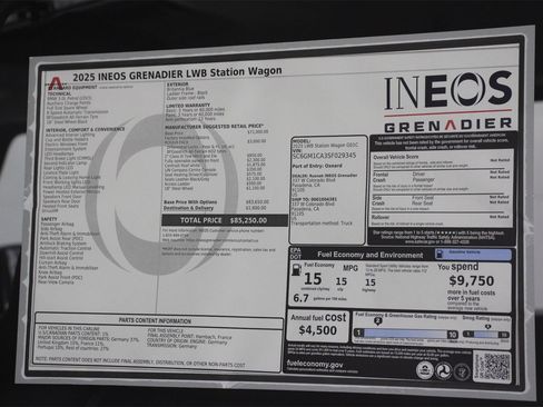 New 2025 INEOS Grenadier Base image 23