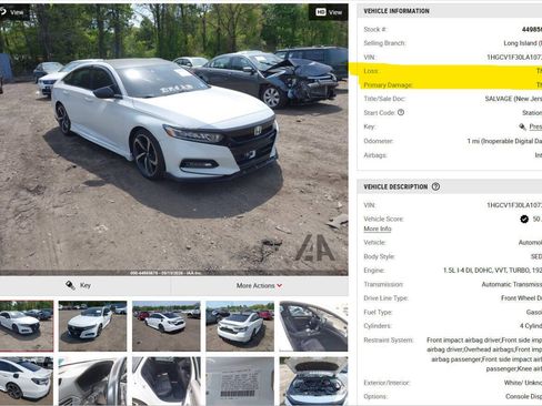 Used 2020 Honda Accord Sport image 57