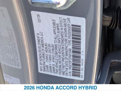Certified 2026 Honda Accord Sport image 26