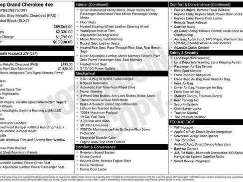 Used 2022 Jeep Grand Cherokee Limited 4xe image 28